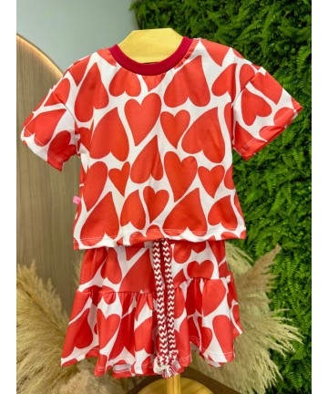 CONJUNTO BOMBOLÊ DOCE CORAÇÕES